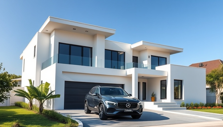San Antonio housing inventory modern home exterior.