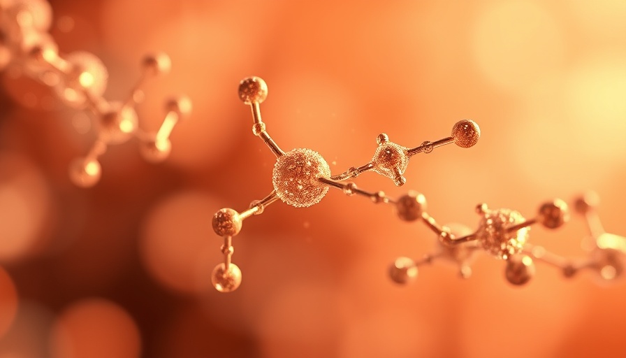 Scientific visualization of cysteine molecule related to weight loss.