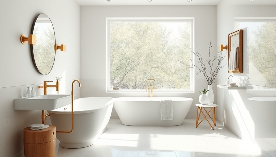 Elegant modern bathroom renovation for aging in place in San Antonio.
