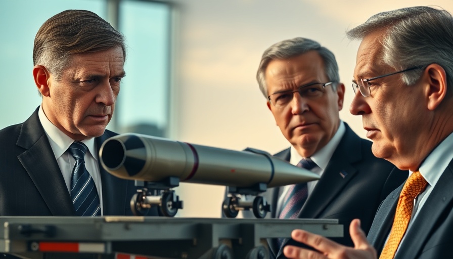 Collage of political leaders and missile, suggesting a Russia and Iran weapons deal.