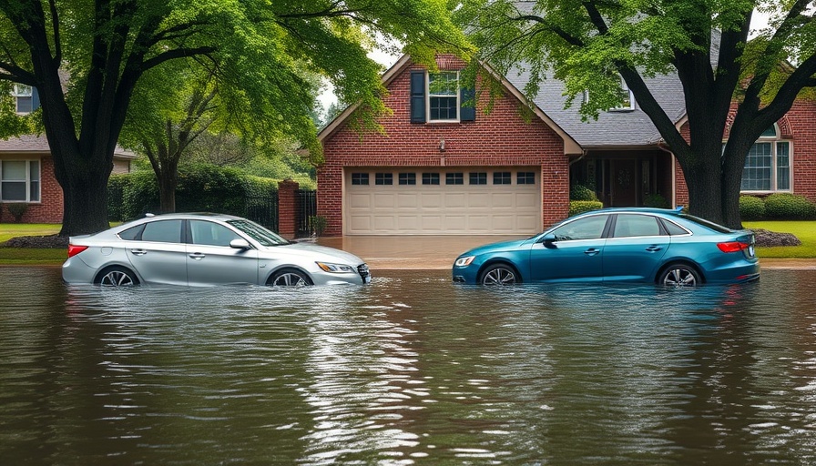 Milwaukee flash floods submerge driveway and vehicles