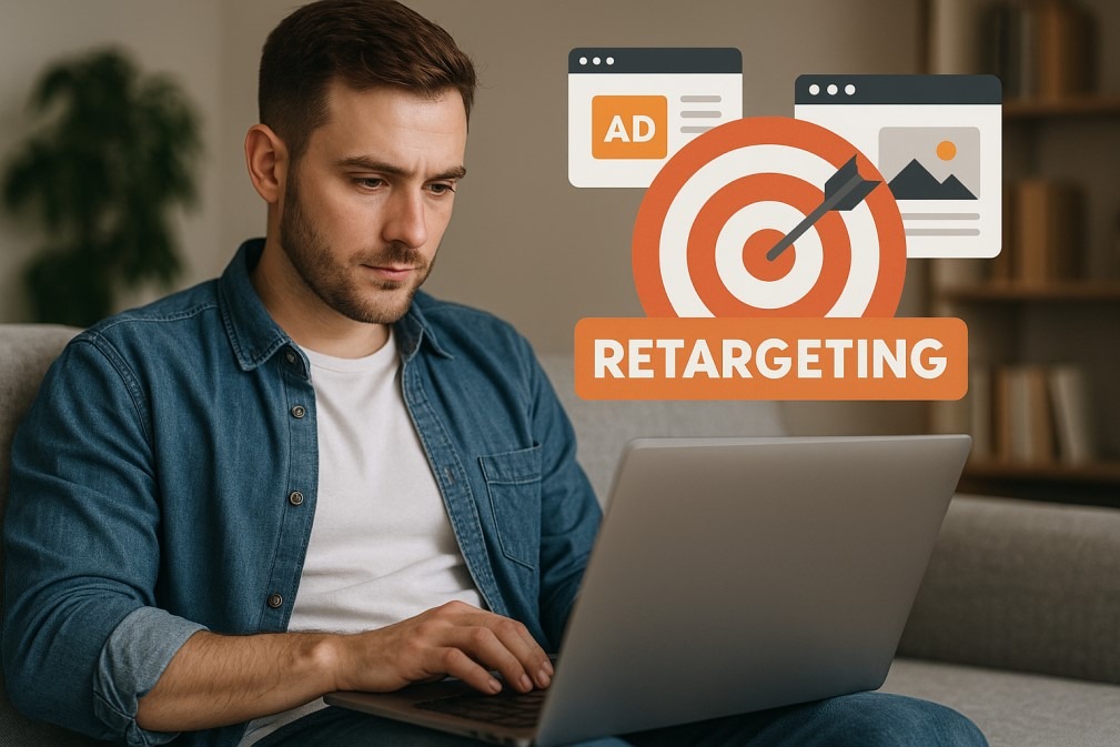 Retargeting keeps your company top-of-mind for up to 90 days during your prospect's buying journey.
