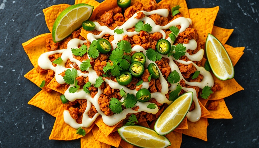Bam’s Vegan comfort food: Tasty vegan nachos with toppings