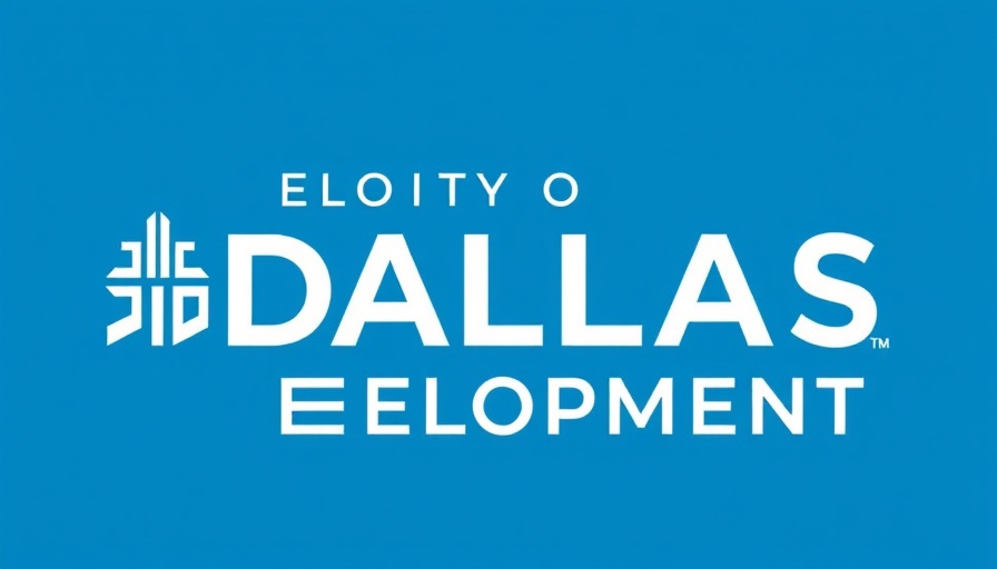 City of Dallas Economic Development logo in blue.