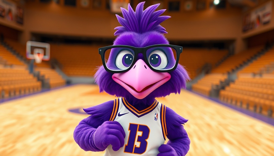 Golden State Valkyries team mascot in vibrant arena setting.