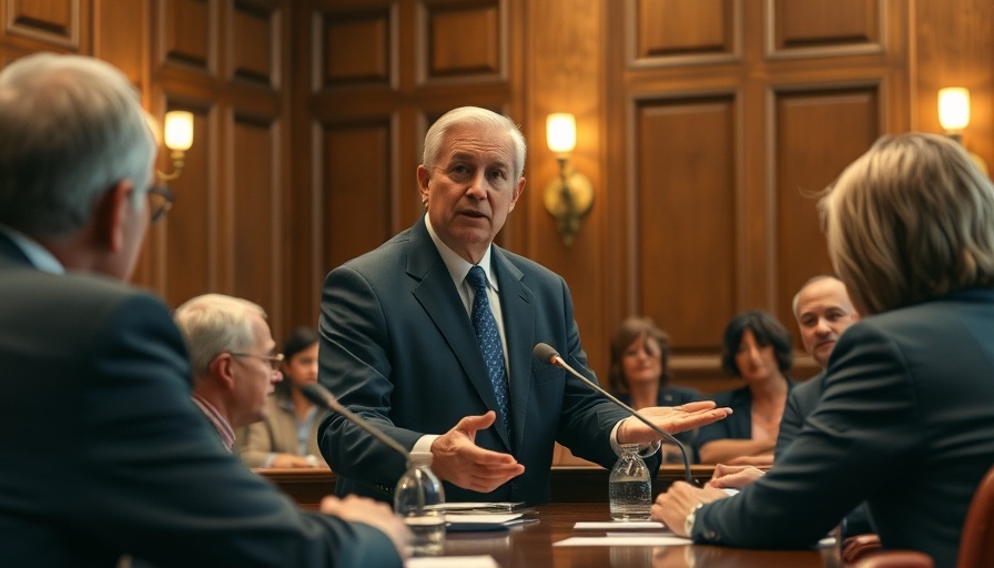 Government official testifying on privacy law USA