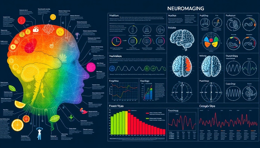 Infographic on nutrition and neuroimaging in health and wellness.