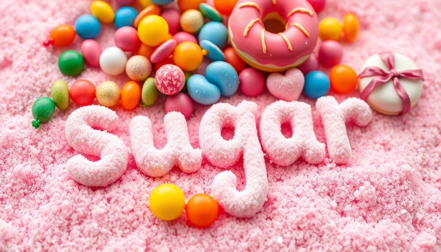 Colorful sweets and donuts in sugar background, cutting sugar won’t curb your sweet tooth.
