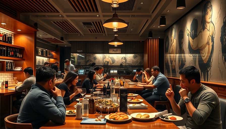 Fujiya Ramen Sushi Bar in Plano, cozy dining atmosphere with patrons.