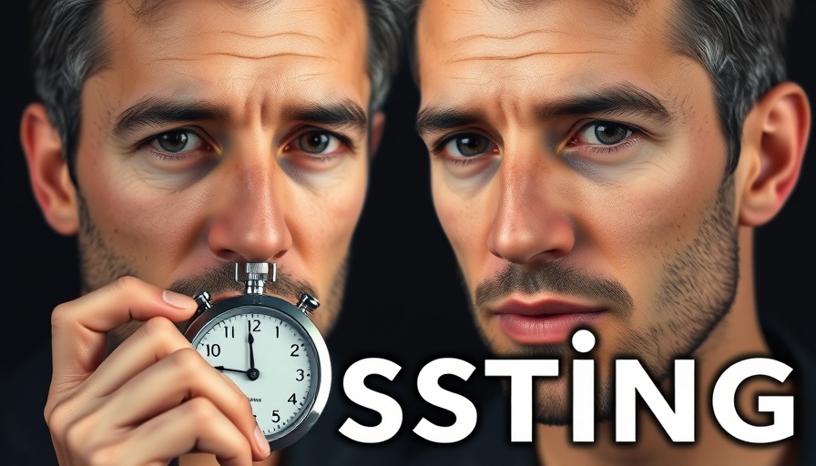 What happens if you don't eat for 5 days: man with stopwatch, fasting concept.