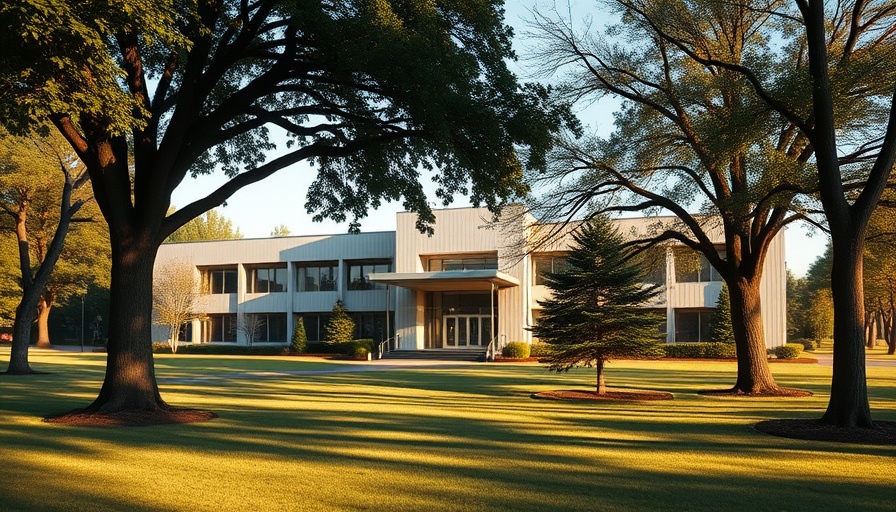 Austin YMCA child care facility with surrounding greenery.
