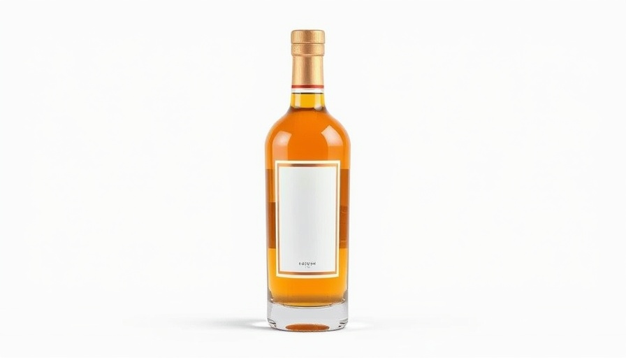 Nevada Straight Rye Whiskey bottle with elegant design.