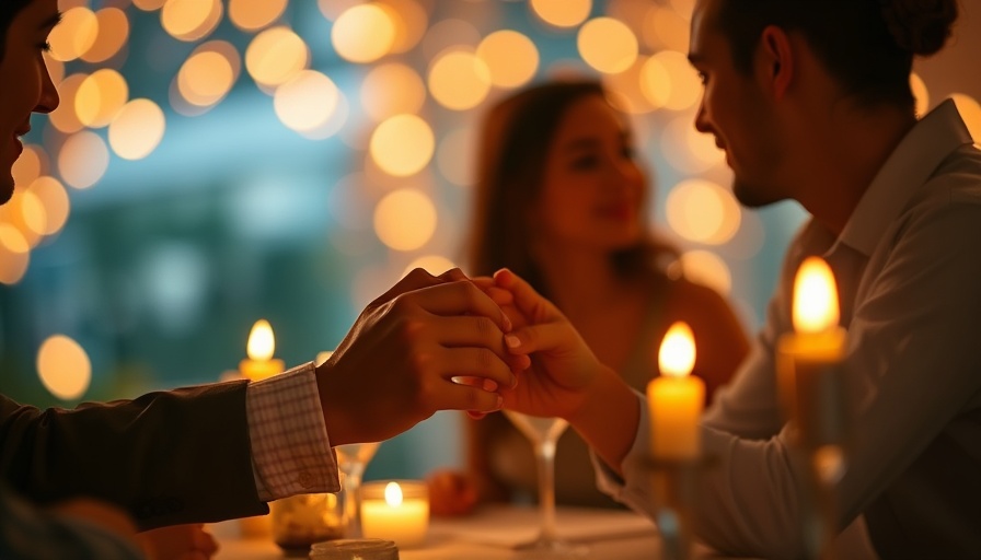 Choosing a romantic restaurant in Dallas; couple's intimate dinner.