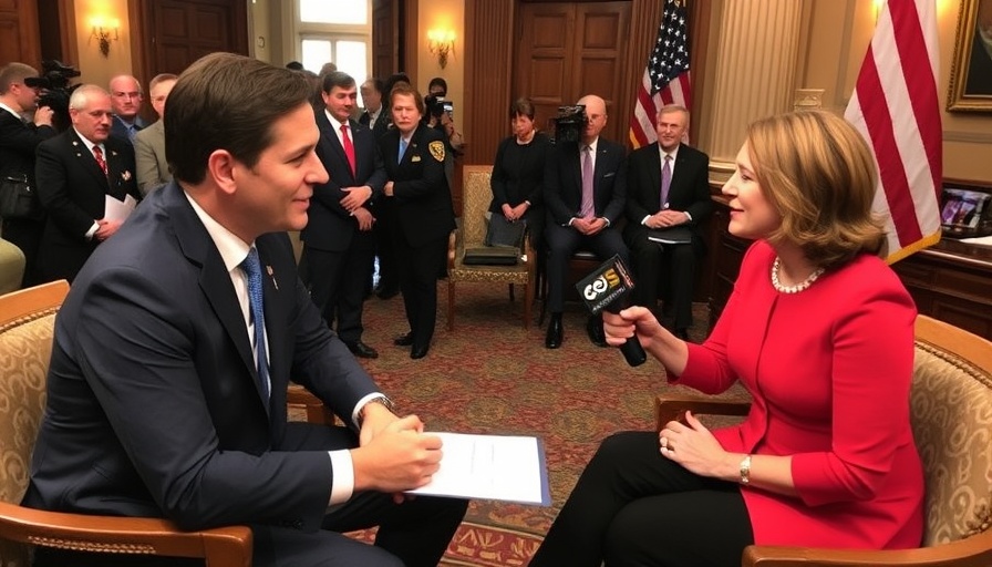 Secretary of State Marco Rubio with Margaret Brennan of CBS Face the Nation