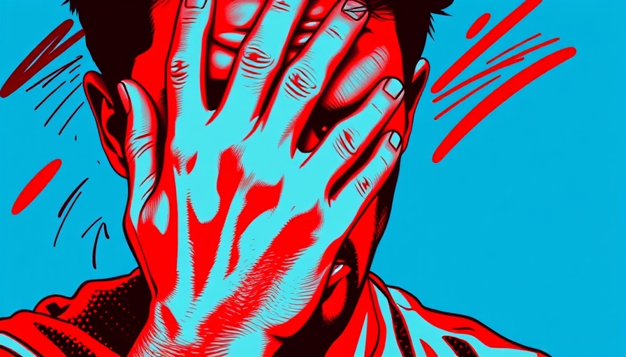 Pop art portrait of stressed person, illustrating how to handle passive-aggressive people