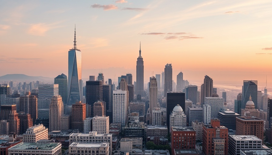 Skyline collage of cities with more homebuyer power, diverse architecture.