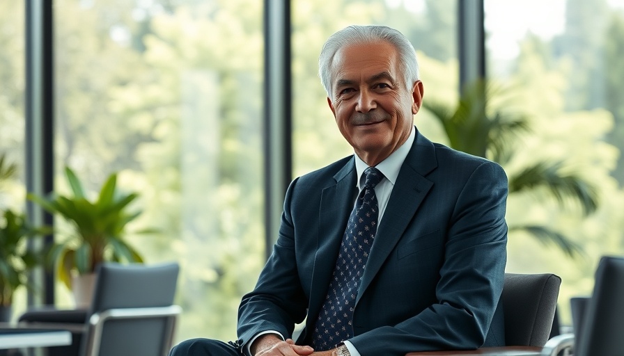 Distinguished man in office setting representing Houston business news.