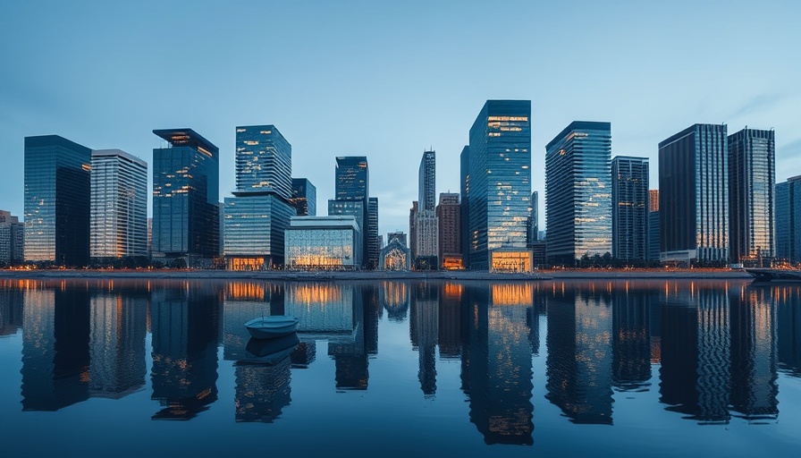 Austin lifestyle reflected in serene urban architecture and skyline.