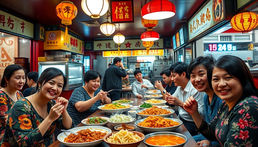 Best restaurants in Chinatown Houston collage with diners and dishes.