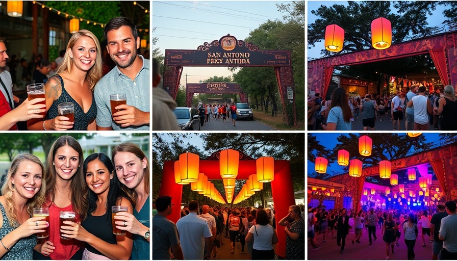 Smiling adults at September events in San Antonio.
