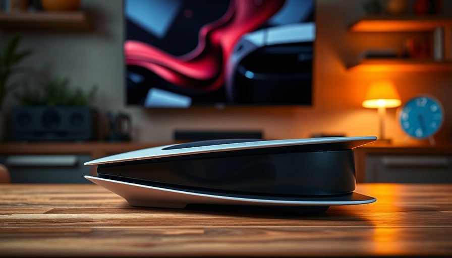 PlayStation 5 console on table with dramatic lighting, related to price increase.