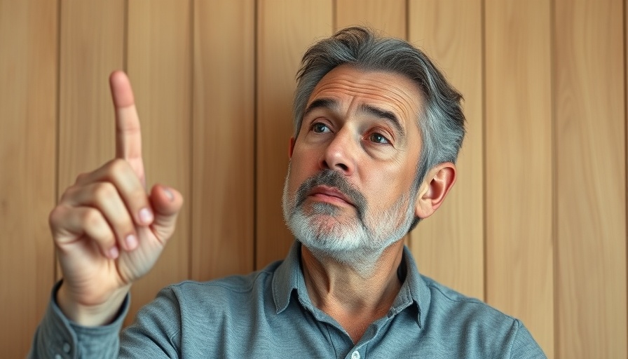Middle-aged man reflecting on healthy drinks for belly fat reduction.