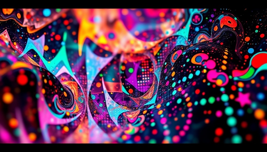 Glitched abstract digital image with vibrant colors.