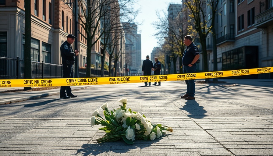 Gun violence in Minneapolis scene, police officers on duty.