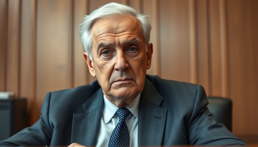 Elderly man at a desk during Jerry Nadler retirement news.
