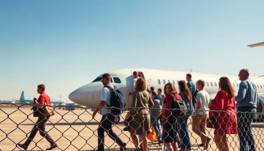 Deportations of unaccompanied migrant kids preparing to board an airplane.