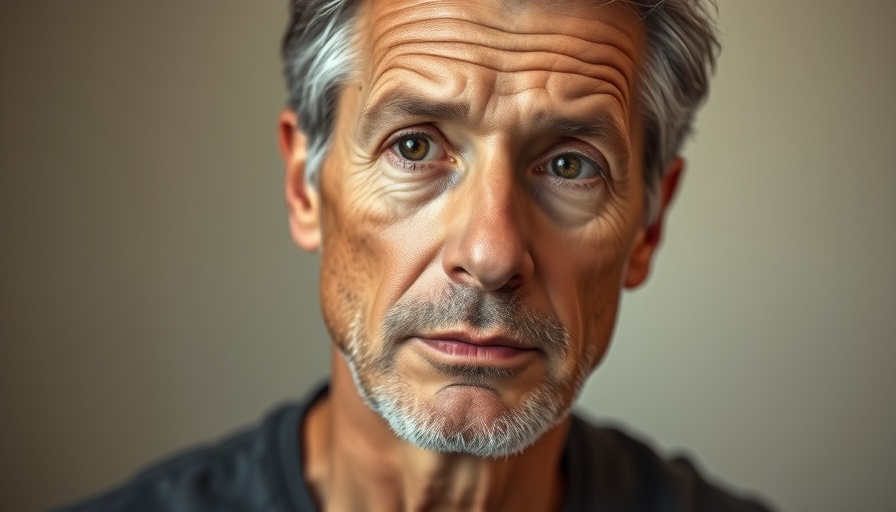 Mature man contemplating solutions for reverse erectile dysfunction naturally.