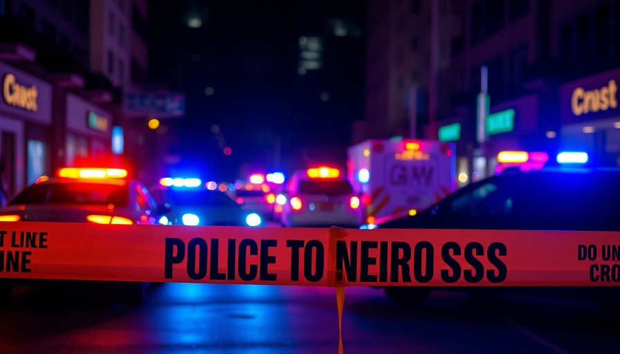 Austin drug overdoses police scene at night with caution tape.