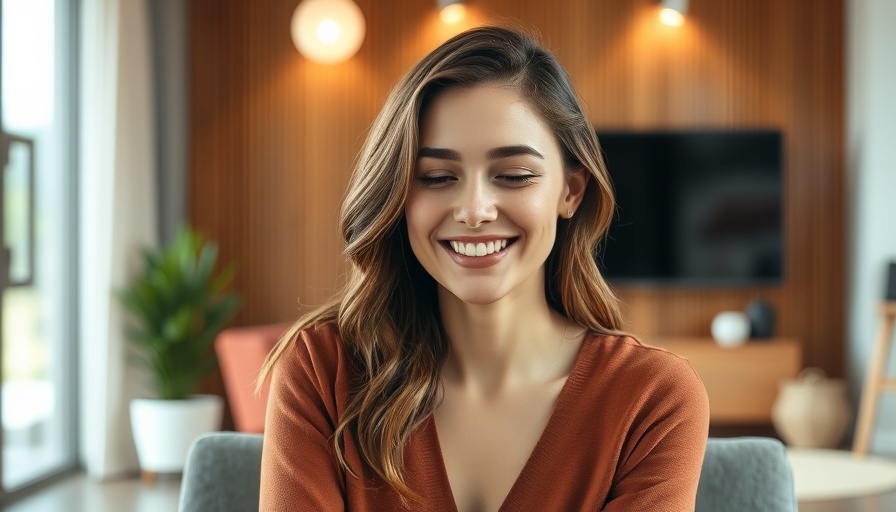 The Hunting Wives fan response: engaging studio setting with smiling woman.