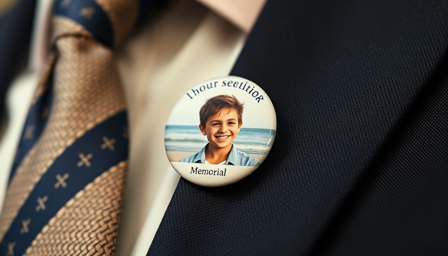 Memorial button highlighting Boeing crash remembrance.