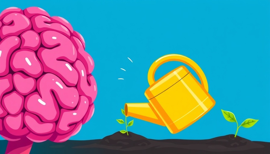 Illustration of nurturing brain growth, keep your mind sharp at any age