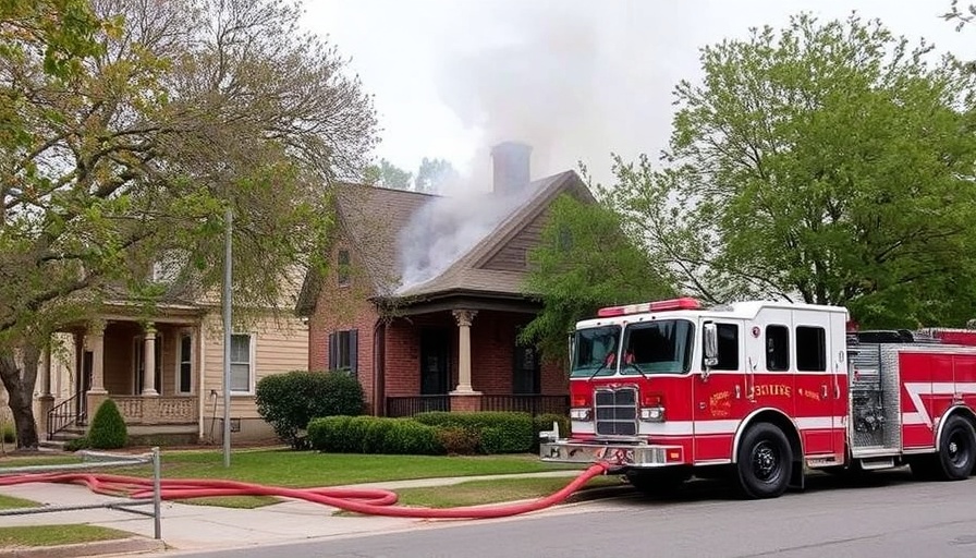 2 firefighters hospitalized after battling house fire at Historic Southside home