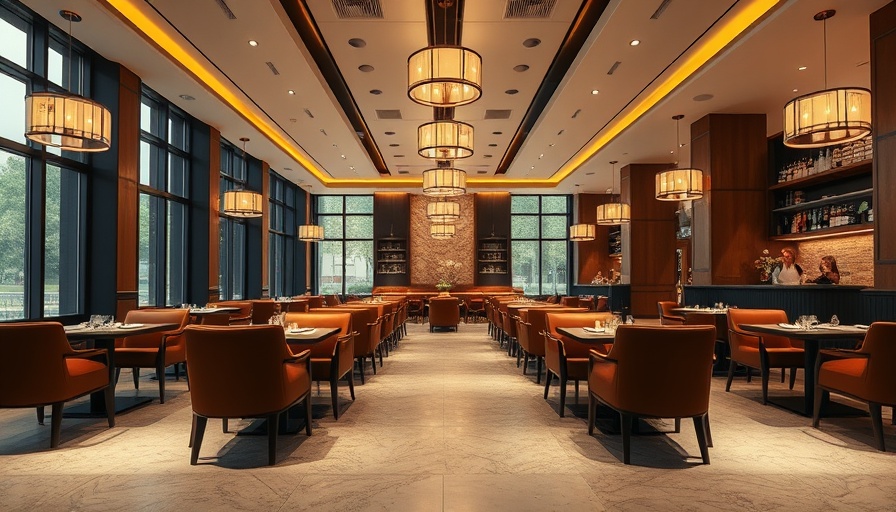 Chic Austin restaurant interior highlighting modern lifestyle.
