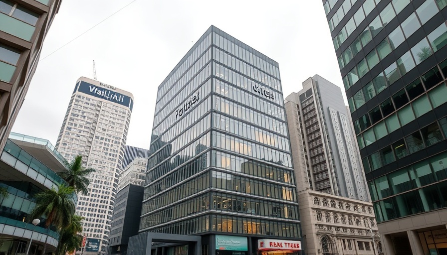 Modern office building in Austin commercial real estate trends.