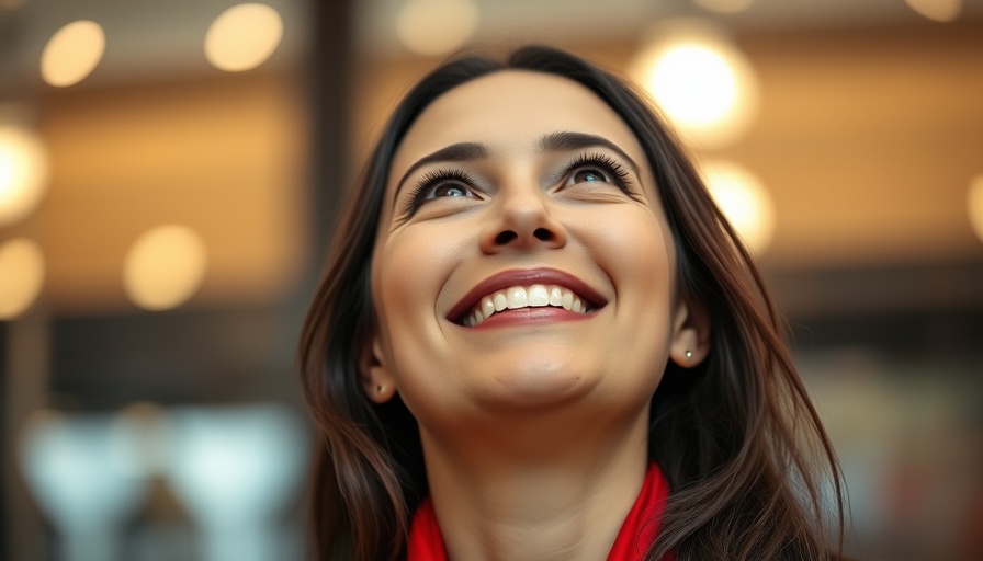 Smiling woman at AI meeting at the White House.