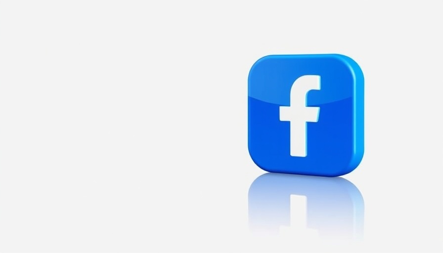 Simple blue Facebook icon