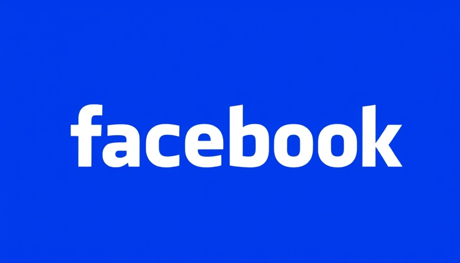 Facebook logo featuring a white 'F' on blue background.