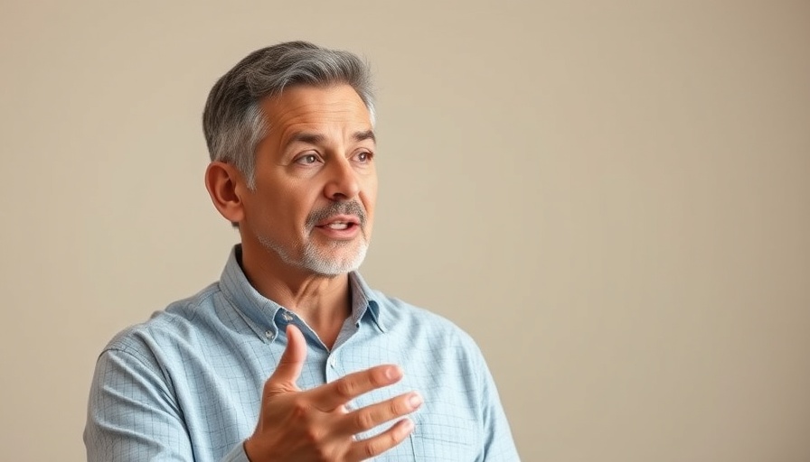 Man promoting the best meal to reverse high blood pressure.