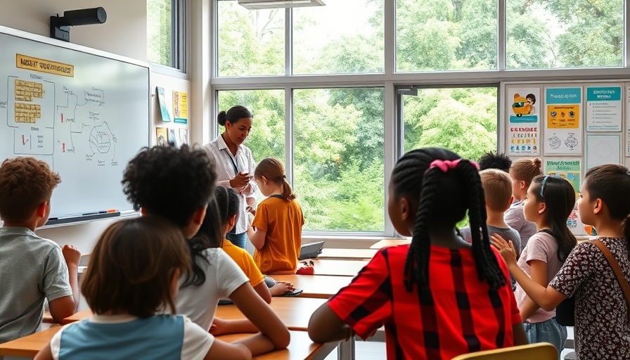 Diverse classroom in Austin showcasing bilingual education.