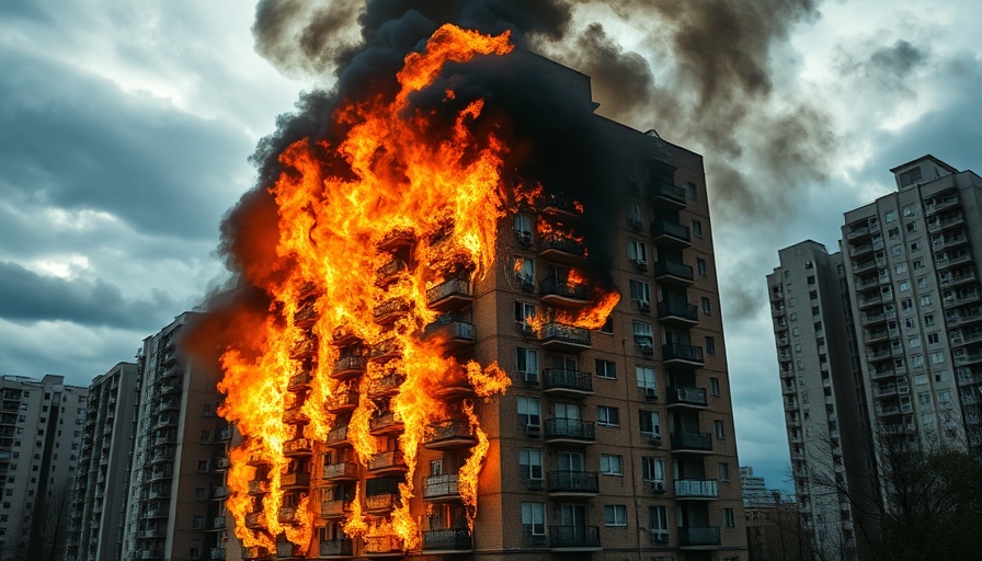 Emergency response to Houston apartment fire due to equipment failure.