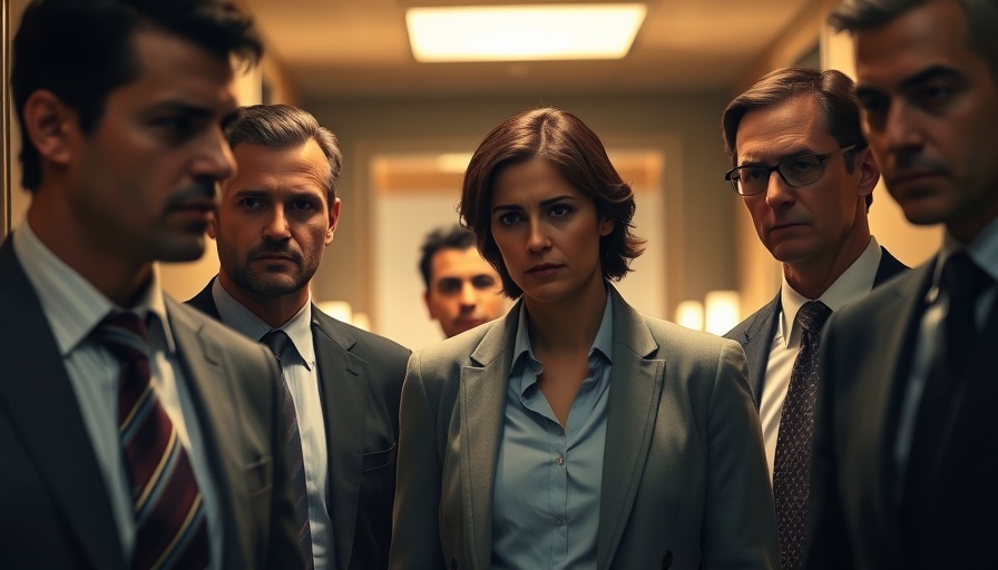 Tense media encounter in corridor related to Jeffrey Epstein scandal.