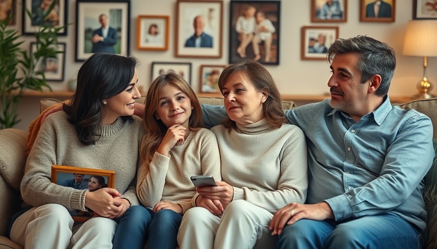 Family reflecting on Texas assisted living facility negligence, holding cherished memories.