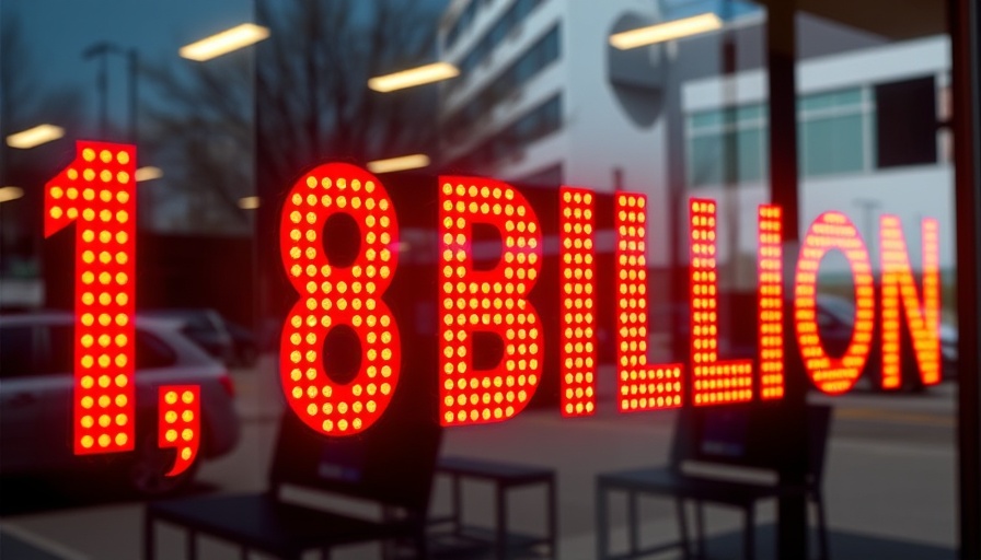 Reflective display showing $1.78 billion Powerball jackpot.