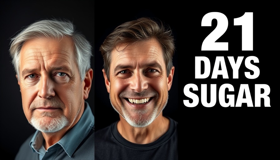 Before and after no sugar transformation, mental wellness for seniors.