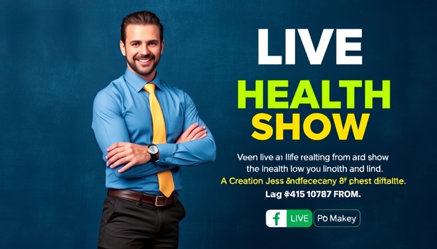 The Dr. Berg Show Live Health Insights promotional poster.