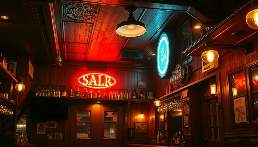 Vintage bar interior in Austin supporting legacy businesses